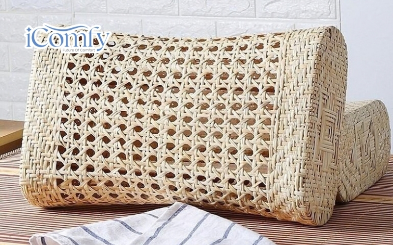 Gối mây: Nghệ thuật đan lát thủ công dẻo dai