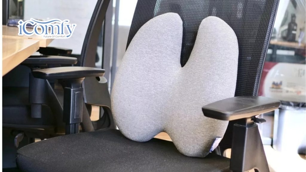 Cách đặt gối trên ghế văn phòng làm việc